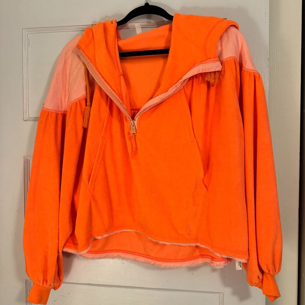 FP Movement Orange Quarter Zip